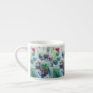 Tasse Expresso Jardin des colibris Peinture abstraite