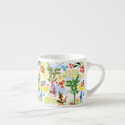 Tasse Expresso Jardin d'été (Droite)