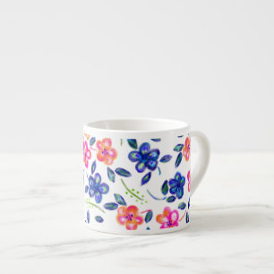 Tasse Expresso Jardin fleuri