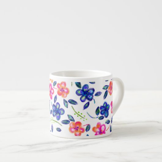 Tasse Expresso Jardin fleuri (Devant droit)