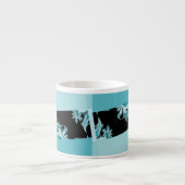 Tasse Expresso Jardin fractal ciel (Devant)