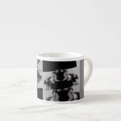 Tasse Expresso Jardin fractal gris (Devant droit)