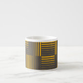 Tasse Expresso Jaune, cool, unique, tendance, lignes modernes (Devant)
