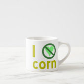 Tasse Expresso Je déteste le maïs (Droite)