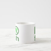 Tasse Expresso Je déteste le poisson (Devant)