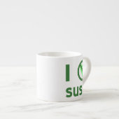 Tasse Expresso Je Déteste Le Sushi Je N'Aime Pas Le Sushi (Devant droit)