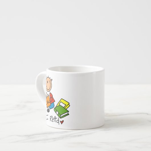 Tasse Expresso Je lis (Devant gauche)