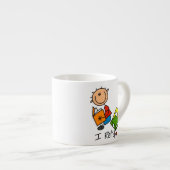 Tasse Expresso Je lis (Devant droit)