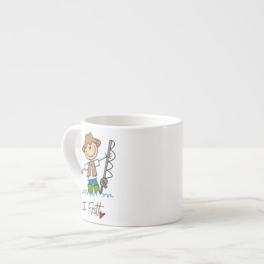 Tasse Expresso Je pêche (Devant gauche)