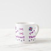 Tasse Expresso Je suis Thriver ! (Devant droit)