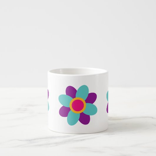 Tasse Expresso Je suis Thriver ! fleur (Devant)