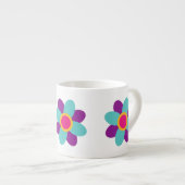 Tasse Expresso Je suis Thriver ! fleur (Devant droit)