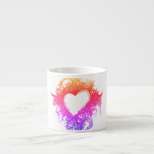 Tasse Expresso JE SUIS un Empath émotif (Devant)