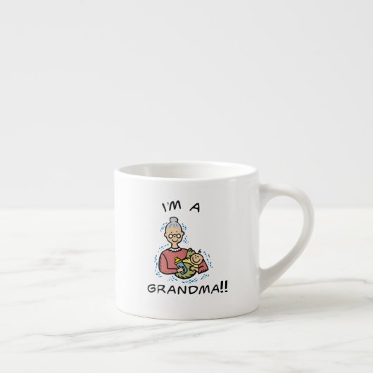 Tasse Expresso Je suis une grand-mère et des cadeaux pour bébés (Droite)