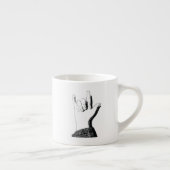 Tasse Expresso Je t'aime dans ASL (Droite)