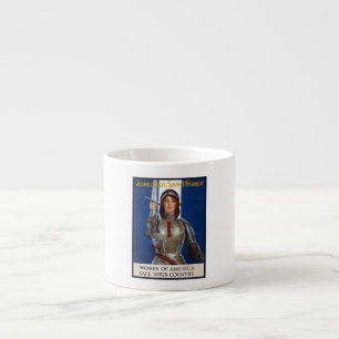 Tasse Expresso Jeanne d'Arc : La servante d'Orléans, héroïne du c