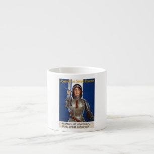 Tasse Expresso Jeanne d'Arc : La servante d'Orléans, héroïne du c