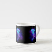 Tasse Expresso Jellyfish éclatante couleur (Devant droit)