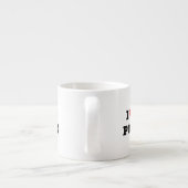 Tasse Expresso J'Entends Mon Poodle (Dos)