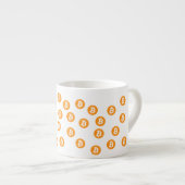 Tasse Expresso Jeton de chiffrement Bitcoin Wave BTC (Devant droit)