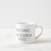 Tasse Expresso Jeu de café humoristique (Droite)