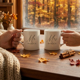 Tasse Expresso Jeune mariée Mme Moderne