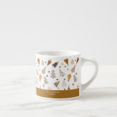 Tasse Expresso Joie au monde simple boho arbres Noël (Droite)
