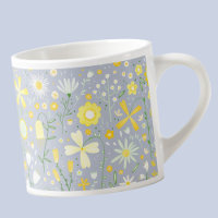 Joli Fleur sauvage Bleu Botanique Floral Keepsaké