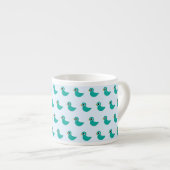 Tasse Expresso Joli oiseau bleu (Devant droit)