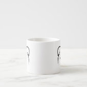 Tasse Expresso Joli rose (Devant)