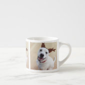 Tasse Expresso Joli sourire blanc renne Chien Chien Chien Chien C (Droite)