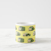 Tasse Expresso Jolie gamme de voitures cartonnées (Devant)