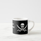 Tasse Expresso Jolly roger drapeau de pirate (Droite)