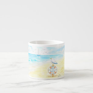 Tasse Expresso Jon Seagull - Paix & Amour Sauvent le Monde
