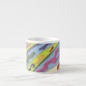 Tasse Expresso "Joy" Art Abstrait (Devant)