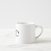 Tasse Expresso Joyeuse Fête des pères avec des noms d'enfants (Droite)