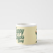 Tasse Expresso Joyeuse Saint-Patrick Mignon Lutins (Devant)