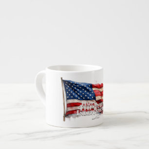 Tasse Expresso Joyeux 4 juillet - Jour de l'Indépendance