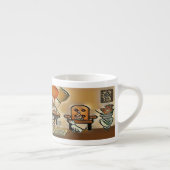 Tasse Expresso Joyeux art d'anniversaire (Droite)