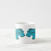 Tasse Expresso Joyeux Hippo (Devant)