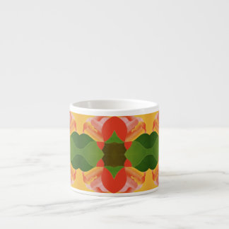 Tasse Expresso Kaléidoscope d'éclats de couleur