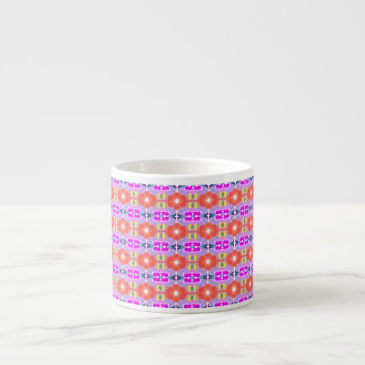 Tasse Expresso Kaleidoscope Fleur Solaire (Devant)