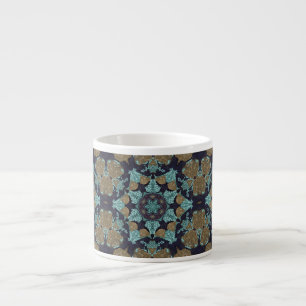 Tasse Expresso Kaleidoscope mosaique ornementale africaine sans c