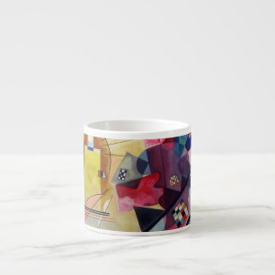 Tasse Expresso Kandinsky 1925/jaune/rouge/bleu/pixdezines