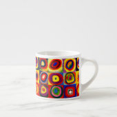 Tasse Expresso Kandinsky Farbstudie Quadrates Cercles Art (Droite)