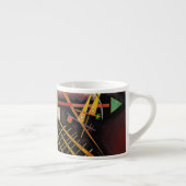 Tasse Expresso Kandinsky peinture Abstraite oeuvre classique (Droite)