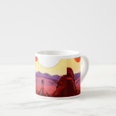 Tasse Expresso Kepler Space Voyage Destination Planète Aventure (Devant droit)