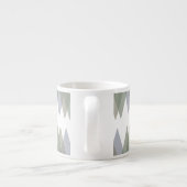 Tasse Expresso Khaki triangles (Dos)