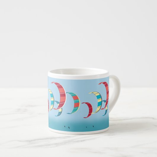 Tasse Expresso Kite Surf (Devant droit)