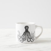Tasse Expresso Kraken - poulpe géant noir/Cthulu (Droite)